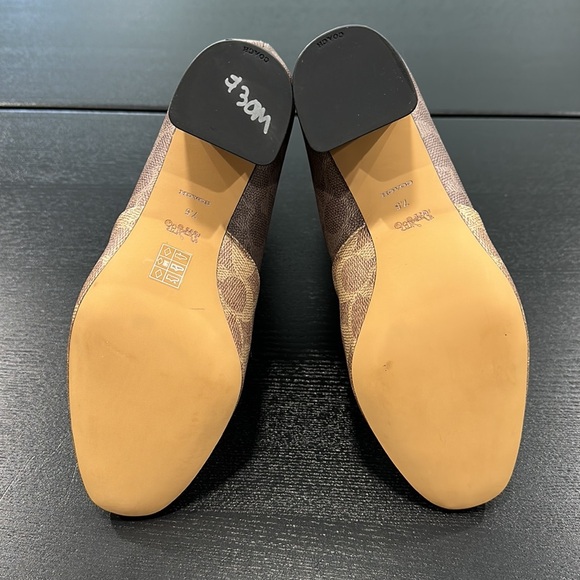 Coach Margot Signature Monogram Coated Canvas Boots - 7.5 - Picture 7 of 8